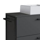 Ver imagem 7 de Gabinete para Banheiro Industrial com Cuba Ametista Branco Grafite