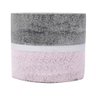 VASO CONCRETO DUAL LINE COLORS CINZA/ROSA 11,7X11,7X1O CM - 3