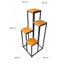 Ver imagem 1 de Suporte Plantas Chão 4 Andares 1 M Promoção Do Dia MINAS ARTE PRÓPRIA suporte 4 andares 1 m