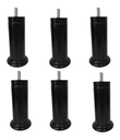 Ver imagem 2 de Kit 8 Pes Preto para Cama Box com 13 Cm de Altura Reforçado