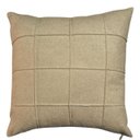 Ver imagem 2 de Capa de Almofada Tecido Boucle Drapeadas Cores 45x45cm - Bege Escuro