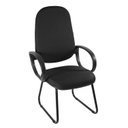 Ver imagem 7 de Cadeira Escritório Interlocutor Base Sky com Braço Orelha Metal Wood Design Preto