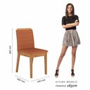 Ver imagem 7 de Mesa com 4 Cadeiras Nápoles 1,36 Cina/off/terracota - Móveis Arapongas Cinamomo/off White/