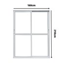 Ver imagem 4 de Porta de Alumínio Correr 210x160cm 2 Folhas Atlântica