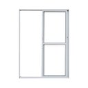 Ver imagem 2 de Porta de Alumínio Correr 210x160cm 2 Folhas Atlântica