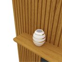 Ver imagem 7 de Estante Home Ripada para TV até 90 Polegadas com LED 3 Gavetas Nobre Clean 100% MDF