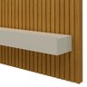 Estante Home Ripada para TV até 90 Polegadas com LED 3 Gavetas Nobre Clean 100% MDF - 11