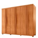 Ver imagem 2 de Guarda Roupa Casal Rommeo 100 Mdf 6 Portas e 6 Gavetas com Pés Moderna Mobília