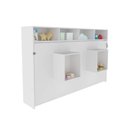 Ver imagem 4 de Cama Retrátil 94,5x195,5x121,5cm Horizontal Solteiro Branca Nichos Cm8020 Tecnomobili
