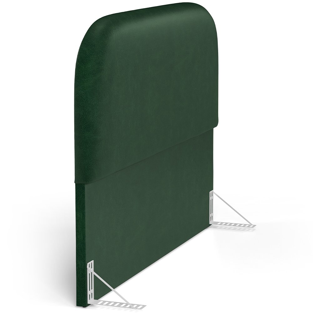 Cabeceira Cama Box Casal 140cm Orgânica Lanna W01 Couríssimo Verde - Lyam Decor - 6