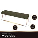 Ver imagem 3 de Recamier Estofada Casal Queen Luxo Veludo Cor Chocolate