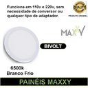 Ver imagem 7 de Painel Plafon Led Embutir Redondo 24w 6500k Max-0432