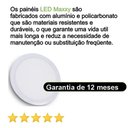 Ver imagem 5 de Painel Plafon Led Embutir Redondo 24w 6500k Max-0432