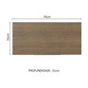 Ver imagem 3 de Armário Aéreo de Cozinha Madesa Stella 70 cm 1 Porta Basculante Rustic