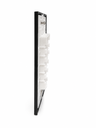 Ver imagem 3 de Placa com Suporte 4x2 3 Postos Clean Preto Fosco Margirius Cor:Preto