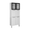 Cozinha Modulada em Aço 5 Peças 15 Portas 2 Gavetas Balcão P/ Cooktop 5Q Tarsila Itatiaia  - 6