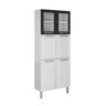 Cozinha Modulada em Aço 5 Peças 15 Portas 2 Gavetas Balcão P/ Cooktop 5Q Tarsila Itatiaia  - 6