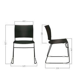 Cadeira Design Marelli Yog 1901 em Aço Verde - 5
