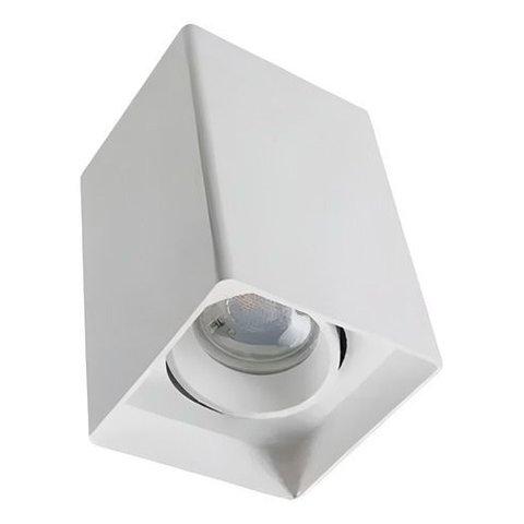 Kit 37 Spot de Sobrepor Quadrado C/ 37 Lâmpada Led Mr16 Gu10 - Branco - Branco Frio - 127 220v