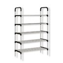 Ver imagem 1 de Estante Organizadora Multiuso 5 Prateleiras Sapateira Modular para 15 Pares Desmontavel