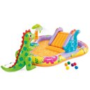 Ver imagem 1 de Piscina Playground Inflável Dino Park 159 Litros Infantil Intex
