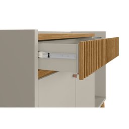 Buffet 2 Portas 1 Gaveta 1 Nicho 133cm Lucca  - 4