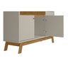 Buffet 2 Portas 1 Gaveta 1 Nicho 133cm Lucca  - 5