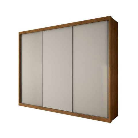 Guarda Roupa Casal 3 Portas 6 Gavetas - Palazzo-cumaru/fendi - Móveis Novo Horizonte