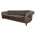 Ver imagem 3 de Sofá Chesterfield Capitone Elisabeth Suede CINZA CAMURÇA / DECORAÇÃO, SALA, BARBEARIA