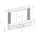Ver imagem 4 de Painel Home Barcelona Para TV até 70 Polegadas Linea Brasil
