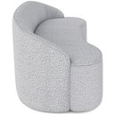 Ver imagem 7 de Sofá 4 Lugares Curvo Sala de Estar Living Lótus D02 Bouclê Cinza 230 cm B-56 - Lyam Decor