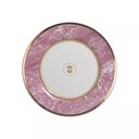 Ver imagem 1 de Conjunto com 6 Pratos de Sobremesa Marble Rosa Ø21cm Alleanza Cerâmica