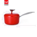 Ver imagem 2 de Jogo de Panelas Antiaderente Cerâmica Cuisine Retrô Vermelho