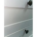 Ver imagem 4 de Cômoda Infinity 100% MDF 3 Gavetas Provençais Americana Branco/Savana
