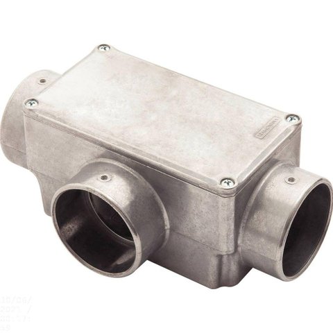 Condulete Fixo 2" Tipo "t" - com Tampa / sem Rosca / sem Pintura Tramontina