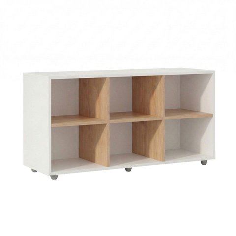 Nicho Organizador 6 Nichos Branco/amadeirado - Movelbras