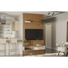 Painel para TV até 75 Polegadas Ripado Modular 140cm 1 Nicho 1 Prateleira Linea - 8