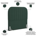 Ver imagem 4 de Cabeceira Cama Box Queen Estofada Orgânica 160cm Alice W01 Suede Verde Musgo - Lyam Decor