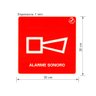 Kit 10 Placas Alarme Sonoro - 2