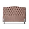 Cabeceira Queen 158 - Bello Box - Dunas Veludo Rosê - 1
