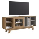 Ver imagem 2 de Rack para TV até 65 Polegadas com 2 Portas e 2 Nichos
