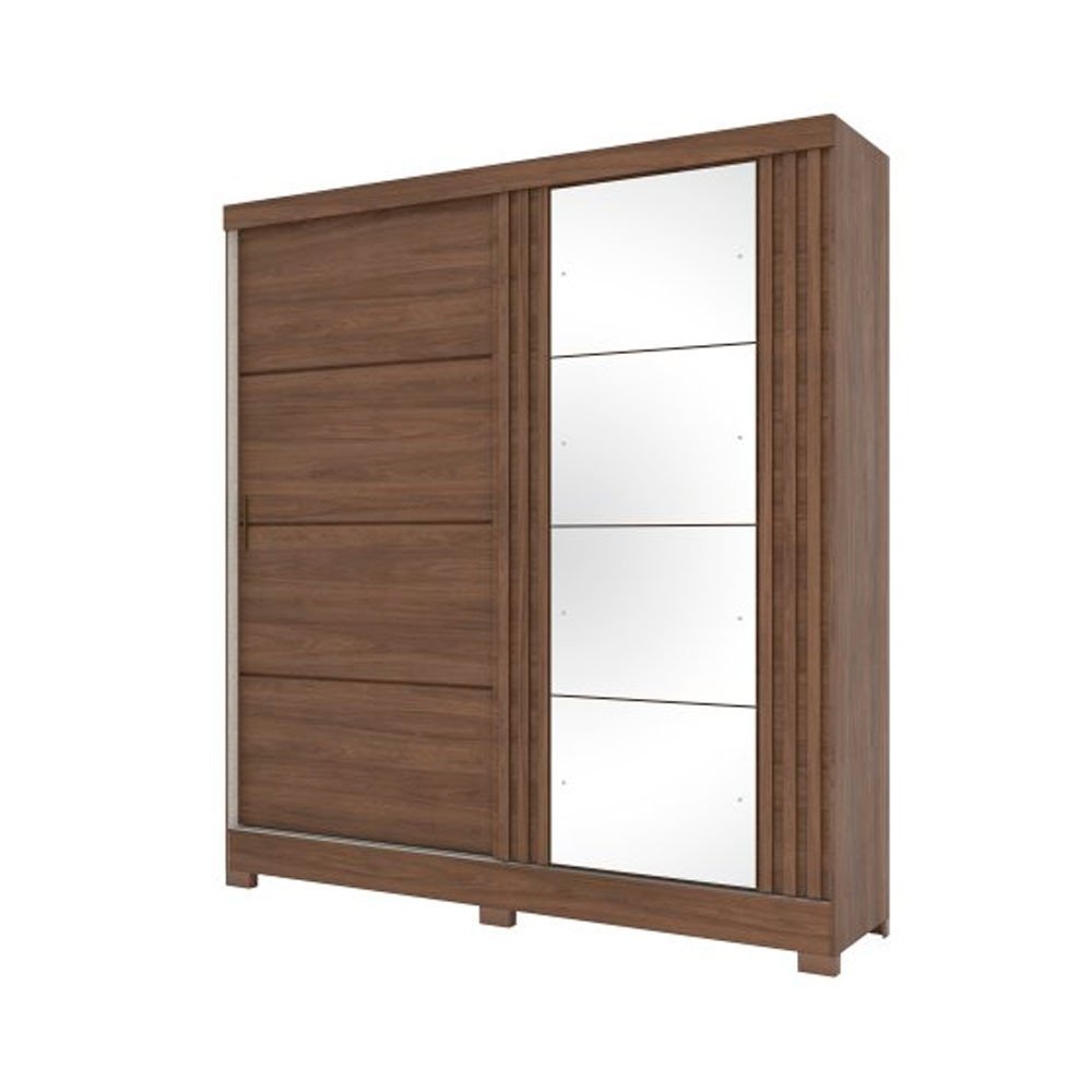 Roupeiro Briz B352 2 Portas com Espelho Henn | MadeiraMadeira