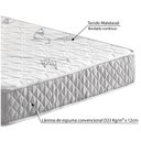 Ver imagem 2 de Kit 2 Colchões Solteiro D23 Ecoline 88x188x14