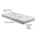 Ver imagem 3 de Kit 2 Colchões Solteiro D23 Ecoline 88x188x14