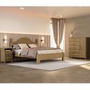 Ver imagem 6 de Conjunto Quarto Ouro: Cama Queen, Cômoda Sapateira e 2 Mesas Cabeceiras Freijó Madeira Pinus