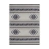 Tapete Sala e Quarto Funcional Modelo Asteca - Tamanho 150 X 200 Cm - Cor Cinza - J Serrano - 1