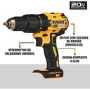 Ver imagem 3 de Parafusadeira / Furadeira Impacto 1/2 Brushless 1 Bateria 2a