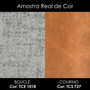 Ver imagem 4 de Poltrona Decorativa Maya Pes Madeira Boucle e Courino Tce 1018 Tcs 727 Moll