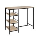 Ver imagem 7 de Conjunto Bancada Gourmet 2 Banquetas Stilo Preto/Carvalho Montreal