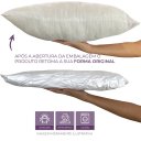 Ver imagem 3 de Travesseiro Body Pillow Aconchego Inteligente 40x135cm Branco